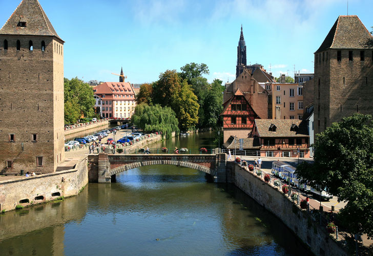 Les ponts couverts à Strasbourg