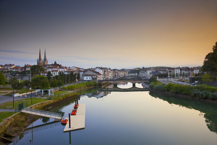 Photo de la rivière de l'Adour à Bayonne