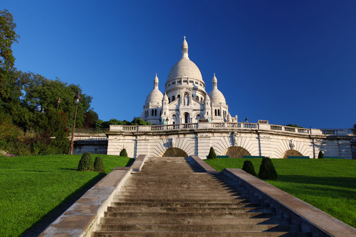 Photo de la Basilique du Sacré-Coeur de Montmartre à Paris