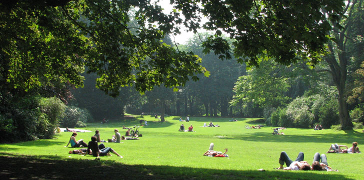 Le parc Vauban à Lille