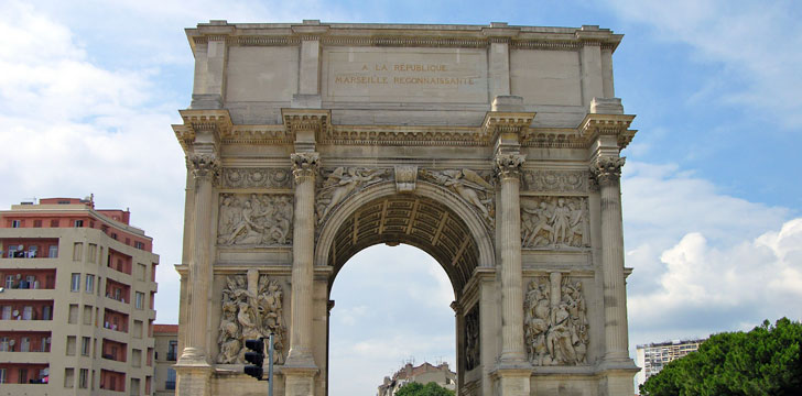 La Porte d'Aix à Marseille
