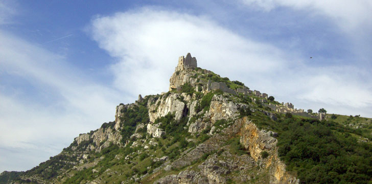 Le Château de Crussol à Valence
