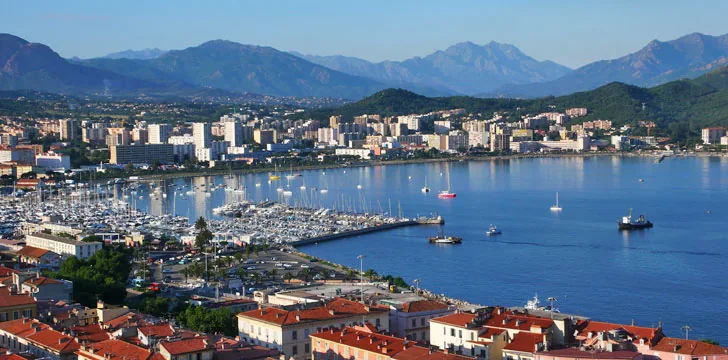 Vue de Ajaccio
