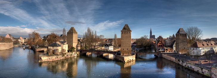 Les ponts couverts à Strasbourg