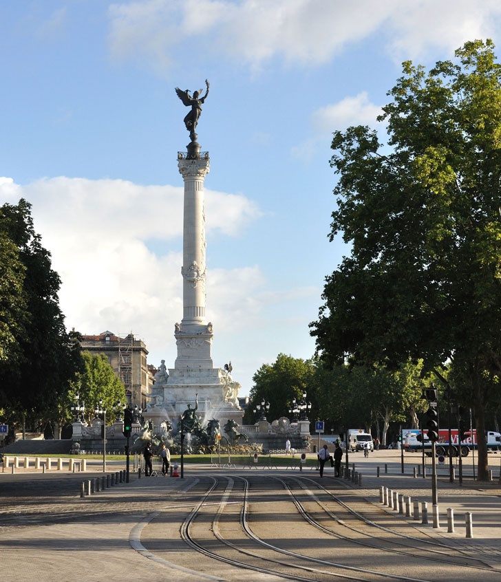 Le Monument aux Girondins de Bordeaux