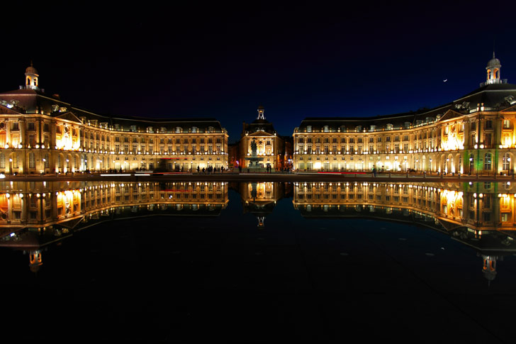 Photo de la Place de la Bourse à Bordeaux