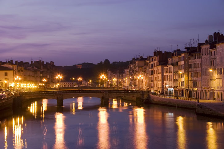 Photo de la rivière de l'Adour à Bayonne