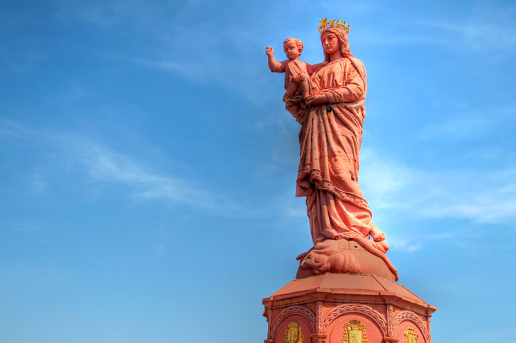 Photo de la statue Notre-Dame de France au Puy-en-Velay