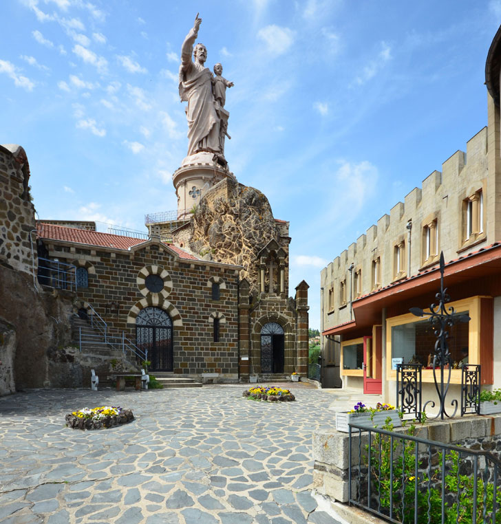 Photo du Rocher Saint-Joseph de Bon Espoir au Puy-en-Velay