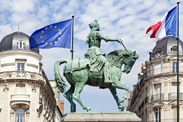 Photo de la statue de Jeanne d'Arc à la du Place du Martroi à Orléans