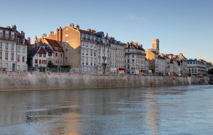 Photo du Quai Vauban de Besançon