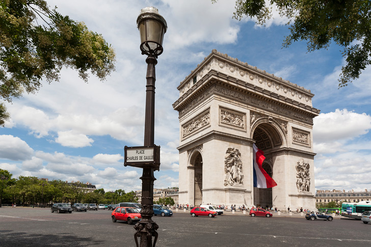 Photo de l'Arc de Triomphe à Paris