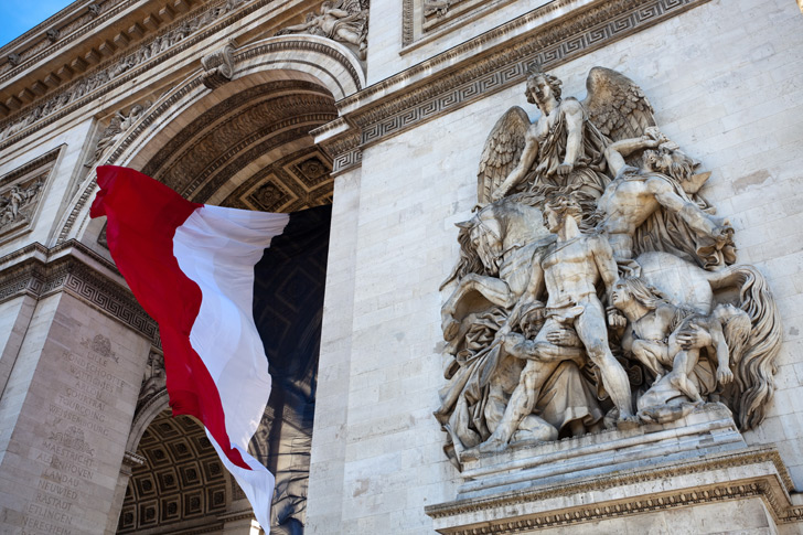 Photo de l'Arc de Triomphe à Paris
