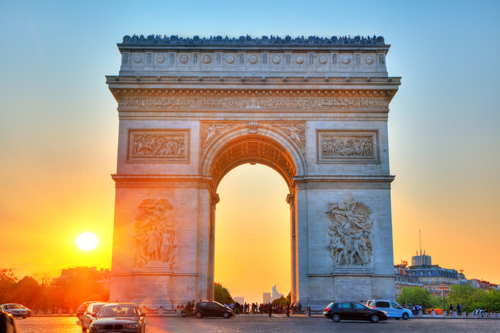 Photo de l'Arc de Triomphe à Paris