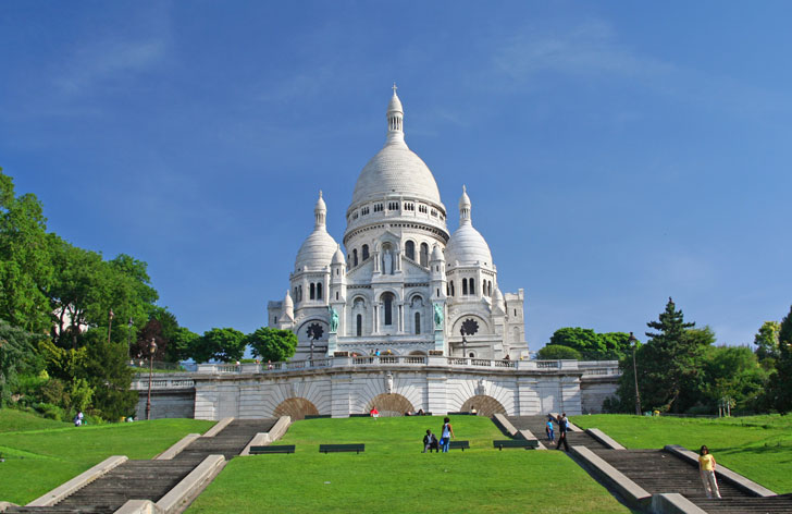 Photo de la Basilique du Sacré-Coeur de Montmartre à Paris