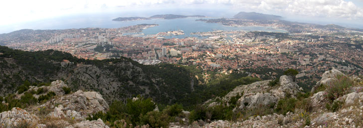 Photo de la rade de Toulon