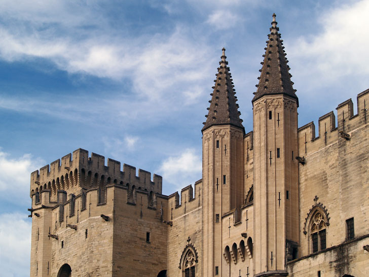 Photo du Palais des Papes à Avignon