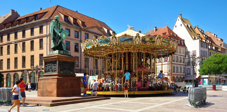 La Place Gutenberg à Strasbourg