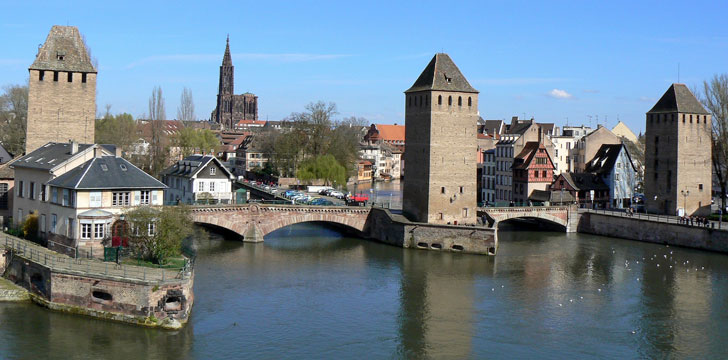 Les Ponts Couverts à Strasbourg