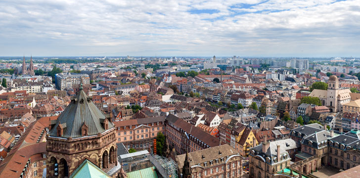 La ville de Strasbourg