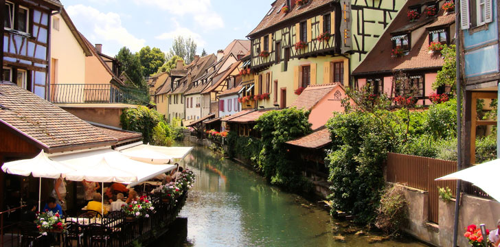 Le canal de la Petite Venise à Colmar