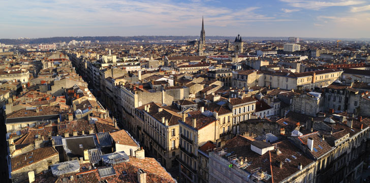 La ville de Bordeaux