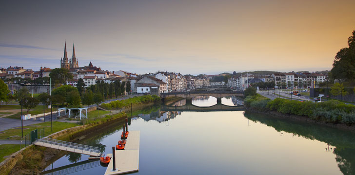 La rivière de la Nive à Bayonne