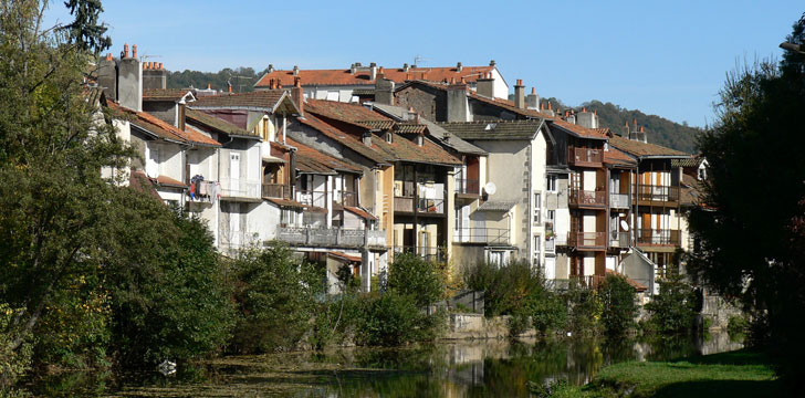 La ville d'Aurillac