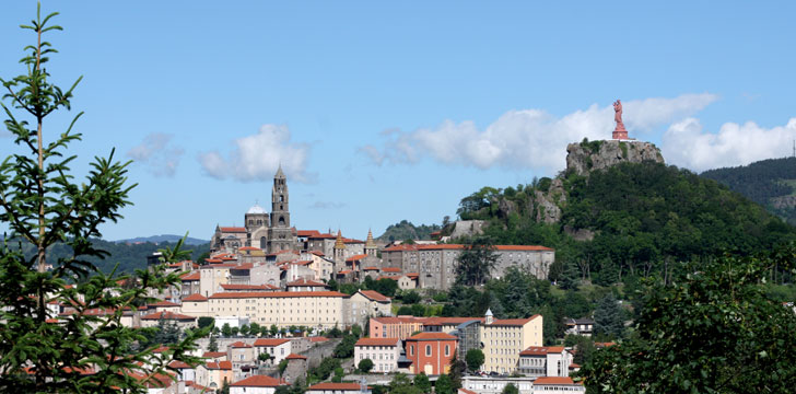 La ville du Puy-en-Velay