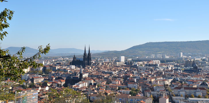 La ville de Clermont-Ferrand
