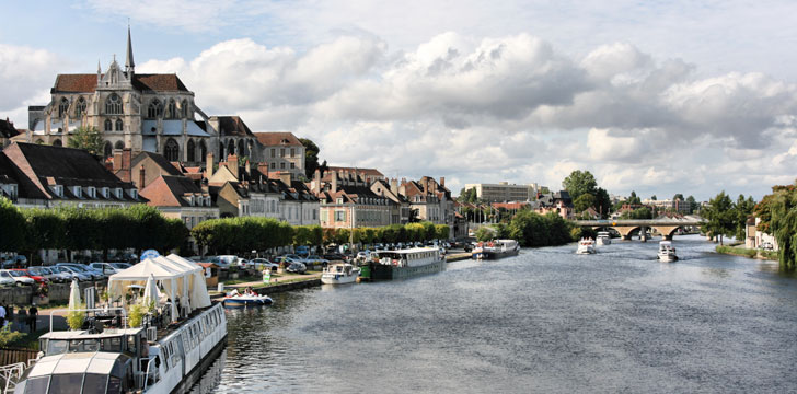 La ville d'Auxerre