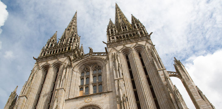 La cathédrale Saint-Corentin à Quimper