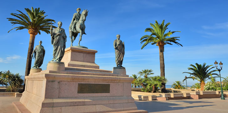 La Place du Général de Gaulle à Ajaccio