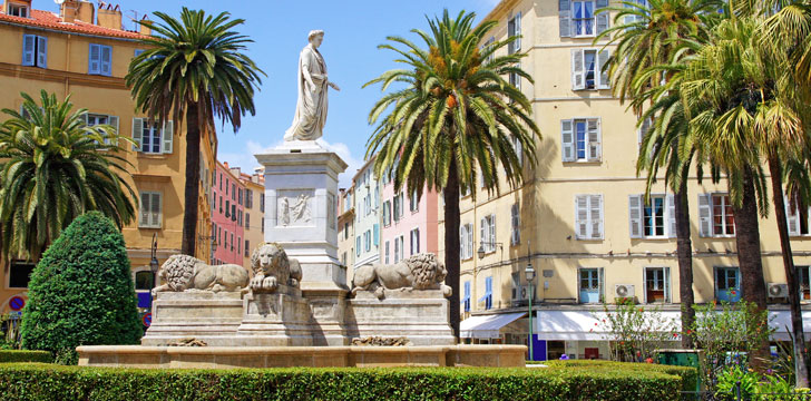 La Place Foch à Ajaccio