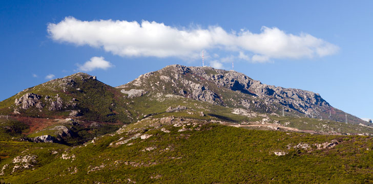 Le Monte Stello, non loin de la ville de Bastia