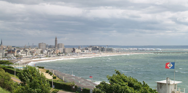 La plage du Havre