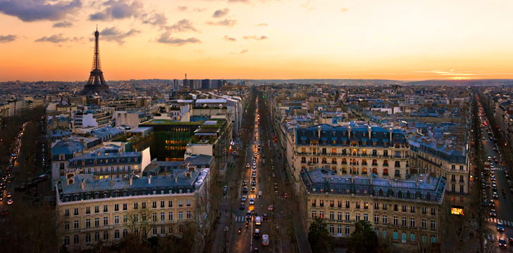 Vue d'ensemble sur la ville de Paris