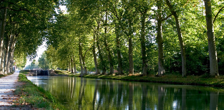 Le Canal du Midi à Carcassonne