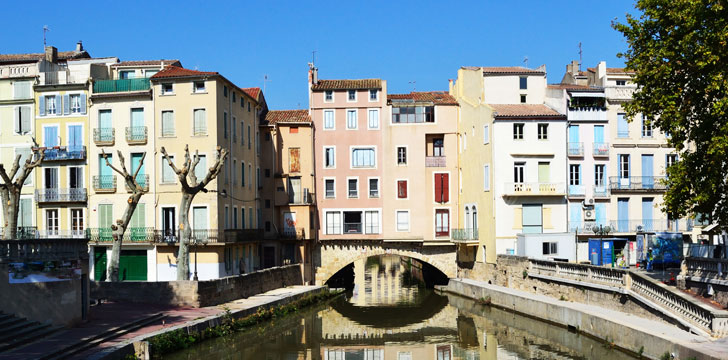 Le Pont des Marchands à Narbonne