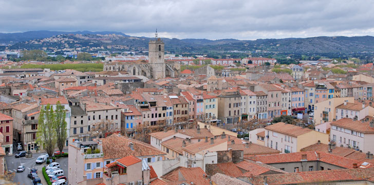 Vue d'ensemble de la ville de Narbonne