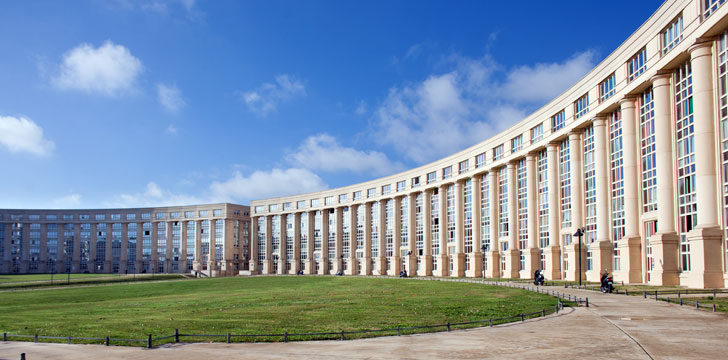 La Place de l'Europe à Montpellier