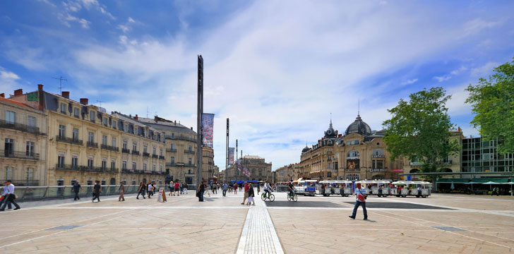 Place de la Comédie à Montpellier