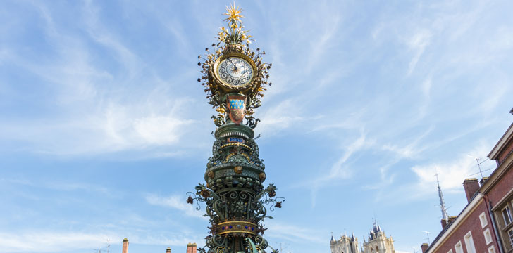 L'horloge Dewailly à Amiens