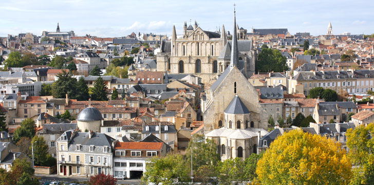Panorama de la ville de Poitiers