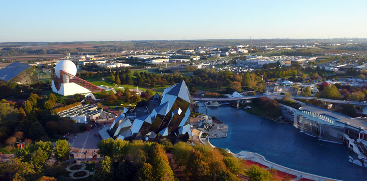 Le parc du Futuroscope à Poitiers