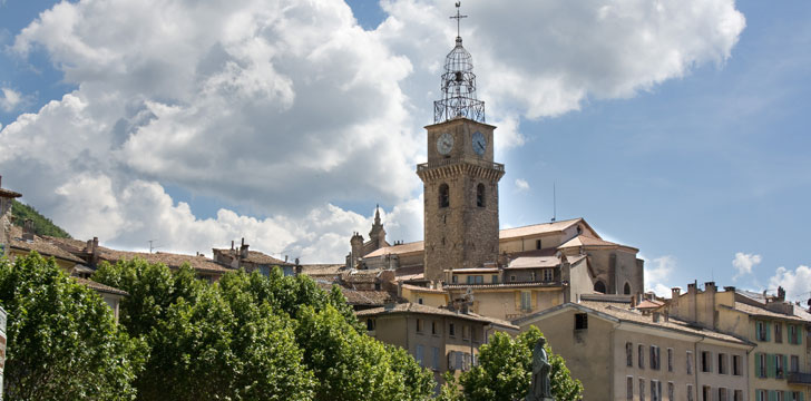 La cathédrale Notre-Dame-du-Bourg à Digne-les-Bains