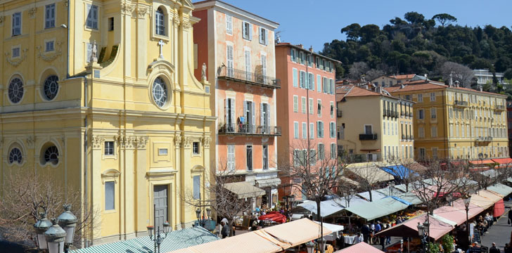 Le Cours Saleya à Nice