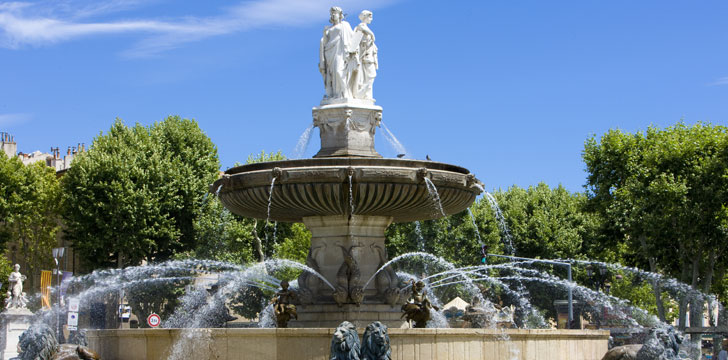 La Fontaine de la Rotonde à Aix-en-Provence