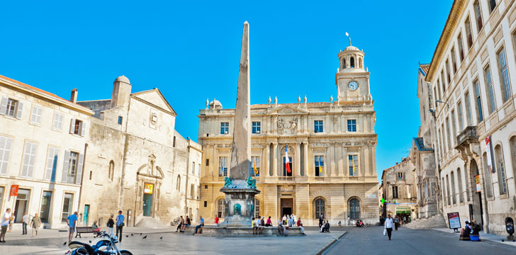 La Place de la République à Arles