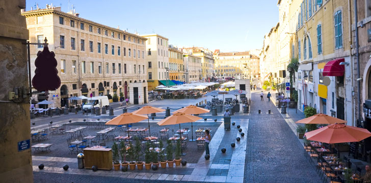 Le quartier du Panier à Marseille